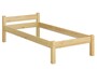 Einzelbett G�stebett Bettrahmen Kiefer massiv 80x200 Futonbett Matratze Rollrost 60.36-08 M 