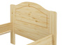 Bettrahmen Massivholzbett Kiefer natur Einzelbett 90x200 Futonbett Singlebett Rollrost 60.37-09