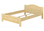 Doppelbett stabiles Hotelbett 140x200 Futonbett Bettrahmen Massivholzbett 60.37-14oR
