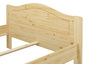Doppelbett stabiles Hotelbett 140x200 Futonbett Bettrahmen Massivholzbett 60.37-14oR