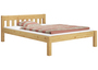 Futonbett Einzelbett Massivholzbett 120x200 Kieferbett natur Rollrost Matratze 60.38-12 M 