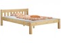 Doppelbett Ehebett Bettrahmen Kiefer massiv 160x200 Bettgestell ohne Rollrost 60.38-16 oR