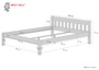 Doppelbett Ehebett Bettrahmen Kiefer massiv 160x200 Matratze Rollrost Bettgestell 60.38-16 M