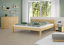 Doppelbett Ehebett 180x200 Massivholz Kiefer natur Kingsize-Bett Rollrost Matratze 60.38-18 M2