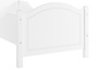 Seniorenbett extra hoch Kiefer wei� Federholzrahmen 100x200 G�stebett 60.40-10WFV