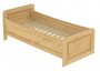 Seniorenbett extra hoch 120x200 Einzelbett Holzbett G�stebett Massivholz Kiefer Bett 60.42-12 oR