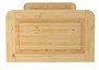 Seniorenbett extra hoch 120x200 Einzelbett Holzbett G�stebett Massivholz Kiefer Bett 60.42-12 oR