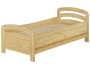 Seniorenbett extra hoch 90x200 Einzelbett mit Rollrost Kiefer Bett Massivholz Holzbett 60.43-09