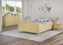 Seniorenbett extra hoch 140x200 Doppelbett Holzbett Massivholz Kiefer Bett ohne Zubeh�r 60.44-14 oR