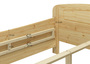 Seniorenbett extra hoch 140x200 Doppelbett Holzbett Massivholz Kiefer Bett ohne Zubeh�r 60.44-14 oR