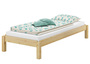 Stapelbett Massivholzbett Kiefer Natur 90x200cm Einzelbett stapelbar G�stebett 60.48-09oR