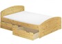 Funktionsbett Doppelbett Bettkasten Rollrost Matratze 140x200 Seniorenbett Massivholz 60.50-14 M