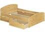 Funktionsbett �berl�nge 160x220 Doppelbett Bettkasten Holzbett Massivholz 60.50-16-220 oR