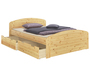 Funktionsbett Doppelbett 3 Bettkasten Rollrost 160x200 Seniorenbett Massivholz Kiefer 60.50-16