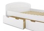Doppelbett Ehebett 180x200 Bettkasten Rollrost Matratze Seniorenbett Massivholz Wei� 60.50-18 W M