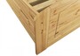Funktions-Doppelbett �berl�nge 200x220 Bettkasten Bettgestell Massivholz Kiefer 60.50-20-220 oR