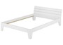 Einzelbett Futonbett 120x200 Massivholz Kiefer Bettgestell Futon Bett Holzbett Wei� 60.54-12 W oR