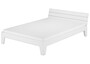 Doppelbett mit Rollrost Matratze 140x200 Futonbett Holzbett Massivholz Kiefer Wei� 60.54-14 W M