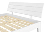 Doppelbett mit Rollrost Matratze 140x200 Futonbett Holzbett Massivholz Kiefer Wei� 60.54-14 W M