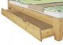 Massivholzbett Kiefer natur Doppelbett 140x200 Futonbett Rollrost Bettkastenset 60.62-14 S8