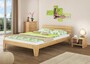 Doppelbett �berl�nge 160x220 Futonbett Massivholz Kieferbett natur mit Rollrost 60.62-16-220