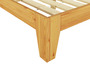 Doppelbett Bettgestell Massivholz Futonbett �berl�nge 160x220 ohne Rollrost 60.62-16-220 oR