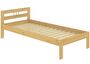 Bettrahmen Einzelbett 80x200 Kieferbett natur Massivholz Futonbett Rollrost 60.64-08 