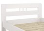 Bettrahmen Einzelbett 80x200 Massivholzbett Kiefer wei� Futonbett Rollrost G�stebett 60.64-08 W