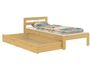 Kinderbett Futonbett Kiefer 90x190 Einzelbett ohne Zubeh�r Massivholz-Bettgestell 60.64-09-190 oR