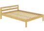 Doppelbett Kieferbett natur 140x200 Massivholz Futonbett Franz�sisches Bett Rollrost 60.64-14