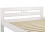 Doppelbett 140x200 Massivholzbett Kiefer wei� Futonbett Rollrost Bettrahmen 60.64-14 W