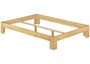Franz�sisches Bett 140x200 Kiefer massiv (ohne Zubeh�r) 60.67-14 oR 