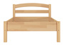 Massivholzbett Holzbett Buche natur 90x200 Einzelbett Bettgestell ohne Zubeh�r 60.73-09 oR
