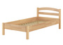 Massivholzbett Holzbett Buche natur 90x200 Einzelbett Bettgestell ohne Zubeh�r 60.73-09 oR