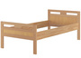 Massivholzbett Seniorenbett Buche natur 90x200 Einzelbett Hohes Bett Komforth�he 60.74-09 oR