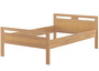 Massivholzbett Seniorenbett Buche natur 120x200 Einzelbett Hohes Bett Komforth�he 60.74-12 oR