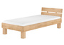 Massivholzbett Buche natur Einzelbett 90x200 Futonbett Bettrahmen Rollrost Matratze 60.80-09FLM