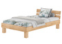 Einzelbett Buche-Bettgestell natur massiv 120x200 Futonbett Bettrahmen ohne Zubeh�r 60.80-12 oR