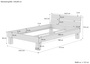 Einzelbett Buche-Bettgestell natur massiv 120x200 Futonbett Bettrahmen ohne Zubeh�r 60.80-12 oR