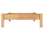 Buche-Bett Futonbett Einzelbett 90x200 Massivholzbett natur Rollrost 60.84-09
