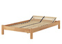 Einzelbett in �berl�nge 120x220 Buche-Bettgestell mit Federholzrahmen, Matratze 60.84-12-220 FV M