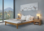 Massivholz-Bettgestell Doppelbett 140x200 Buche natur Futonbett ohne Zubeh�r 60.84-14 oR