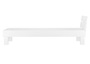 Einzelbett Buche wei� 100x200 Futonbett Bettrahmen Massivholzbett Rollrost 60.86-10W
