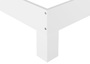 Einzelbett Buche wei� 100x200 Futonbett Bettrahmen Massivholzbett Rollrost 60.86-10W