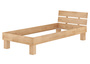 Massivholzbett Buche natur Einzelbett 100x200 Bettgestell ohne Zubeh�r 60.86-10 oR