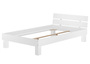 Einzelbett Futonbett 120x200 Buche-Bett Massivholz wei� Bettrahmen Rollrost 60.86-12W