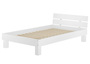 Einzelbett Futonbett 120x200 Buche-Bett Massivholz wei� Bettrahmen Rollrost 60.86-12W