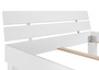 Doppelbett �berl�nge 140x220 Buchebett Massivholz Bettgestell wei� ohne Zubeh�r 60.86-14-220 W oR
