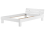Doppelbett �berl�nge 140x220 Buchebett Massivholz Bettgestell wei� ohne Zubeh�r 60.86-14-220 W oR