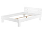 Futonbett Doppelbett 140x200 Ehebett Massivholzbett Buche waschwei� Rollrost Matratze 60.86-14 W M